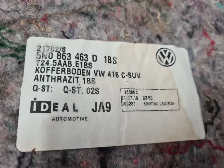 Volkswagen Tiguan (2007 - 2011) 5N0863463D Коврик багажника — фото 4