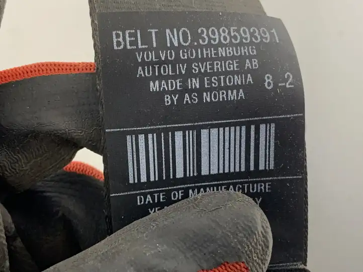 Volvo V70 (2007 - 2013) 39859391 Задний ремень безопасности — фото 2