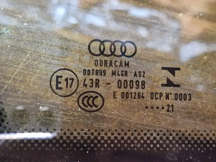 Audi A5 (2016 - ) 43R00098 Заднее боковое стекло — фото 3