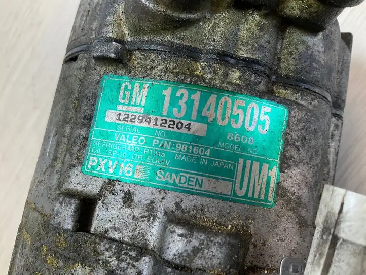 Opel Zafira A (1999 - 2003) 13140505 Компрессор (насос) кондиционера воздуха — фото 2