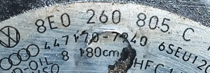 Audi A4 S4 B6 8E 8H (2000 - 2006) 8E0260805C Компрессор (насос) кондиционера воздуха — фото 2