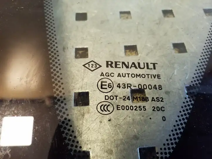 Renault Scenic III - Grand scenic III (2009 - 2016) E643R00048 Заднее боковое стекло — фото 2