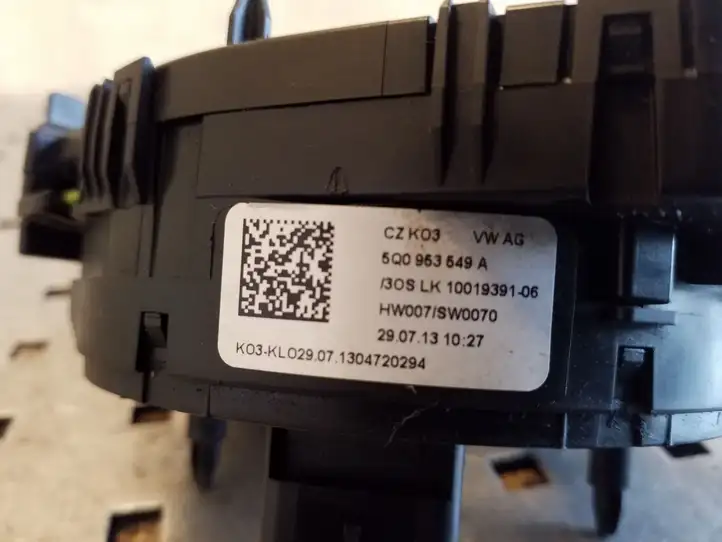 Skoda Octavia Mk3 (5E) (2013 - 2019) 5Q0953549A Контактное кольцо SRS — фото 2