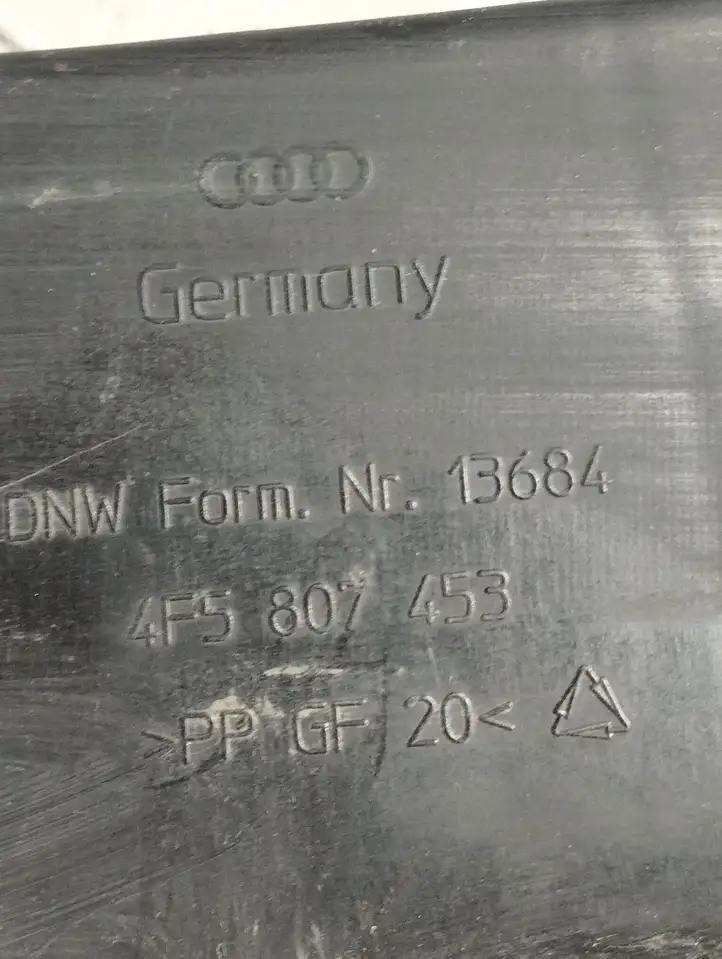 Audi A6 S6 C6 4F (2004 - 2008) 4F5807453 Кронштейн заднего бампера — фото 3