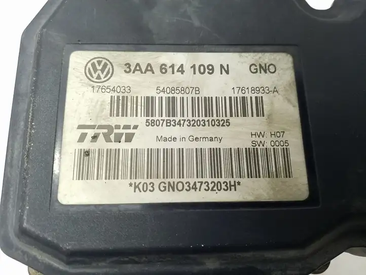 Volkswagen PASSAT B7 (2011 - 2014) 3AA614109N ABS блок — фото 6