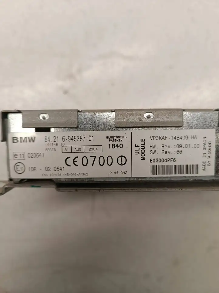 BMW X3 E83 (2003 - 2010) 6945387 Bluetooth модуль — фото 3