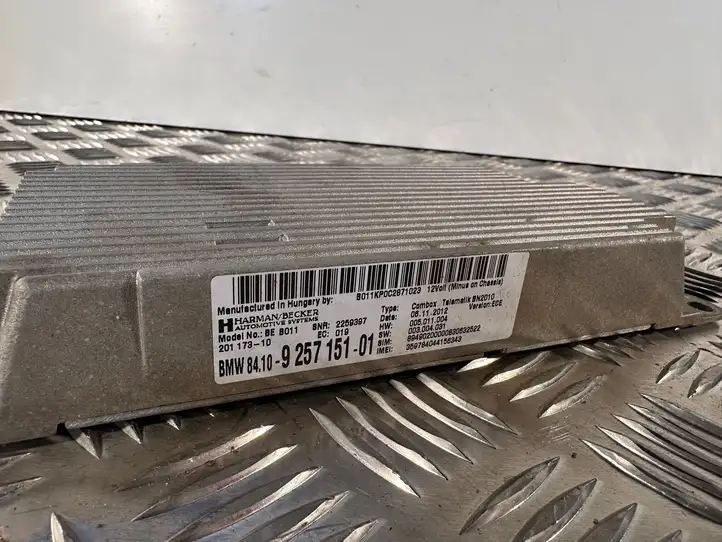 BMW X3 F25 (2010 - 2017) 9257151 Bluetooth модуль — фото 2