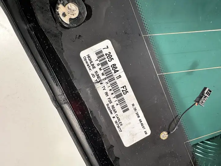 BMW X3 F25 (2010 - 2017) 7205664 Заднее боковое стекло — фото 2