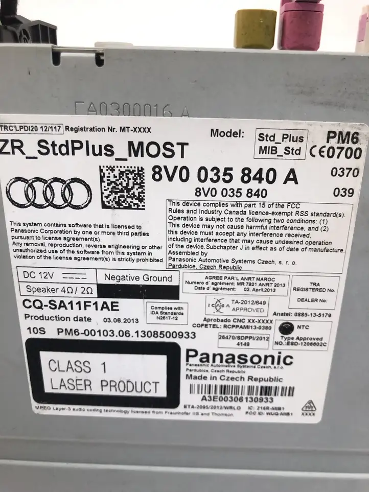 Audi A3/S3 8V (2012 - 2016) 8V0035840A Магнитола / мультимедийная система — фото 4