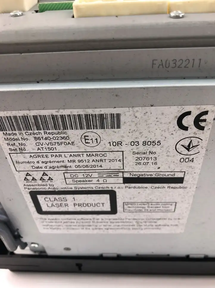Toyota Auris E180 (2012 - 2018) 8614002360 Магнитола / мультимедийная система — фото 4