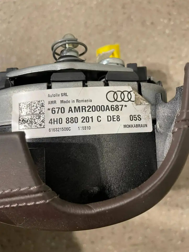 Audi A8 S8 D4 4H (2010 - 2014) 4H0880201C Подушка безопасности руля — фото 4