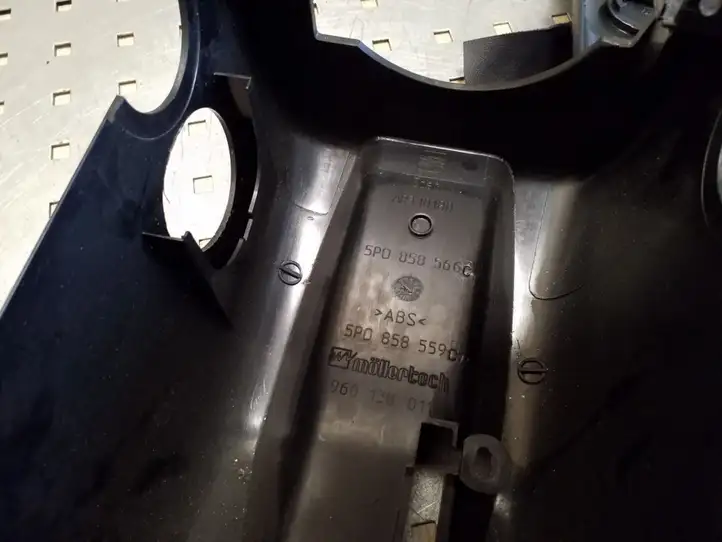 Seat Leon (1P) (2005 - 2012) 5P0858566C Обшивка рулевой колонки — фото 3