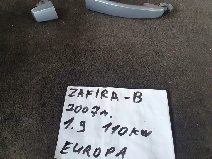 Opel Zafira B (2006 - 2008) Наружная ручка двери — фото 5