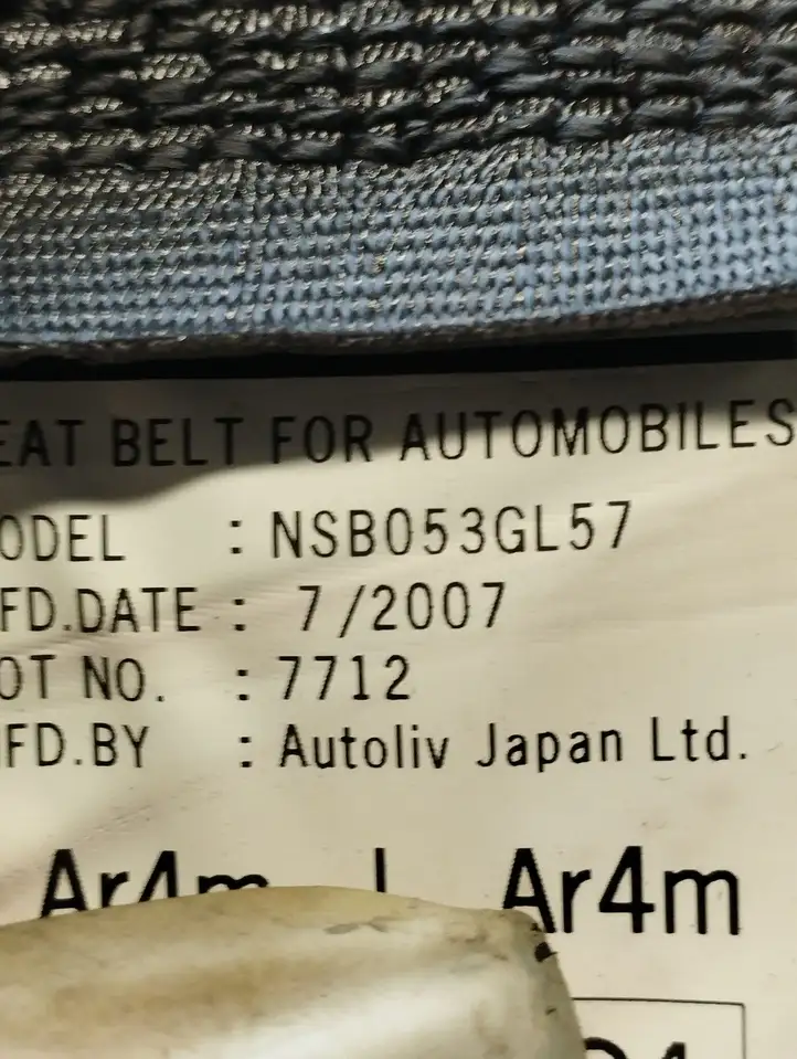 Honda Accord (2003 - 2007) NSB053GL57 Задний ремень безопасности — фото 2