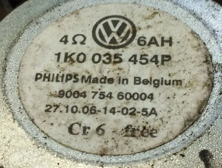 Volkswagen Golf V (2003 - 2009) 1K0035454P Динамики передних дверей — фото 3