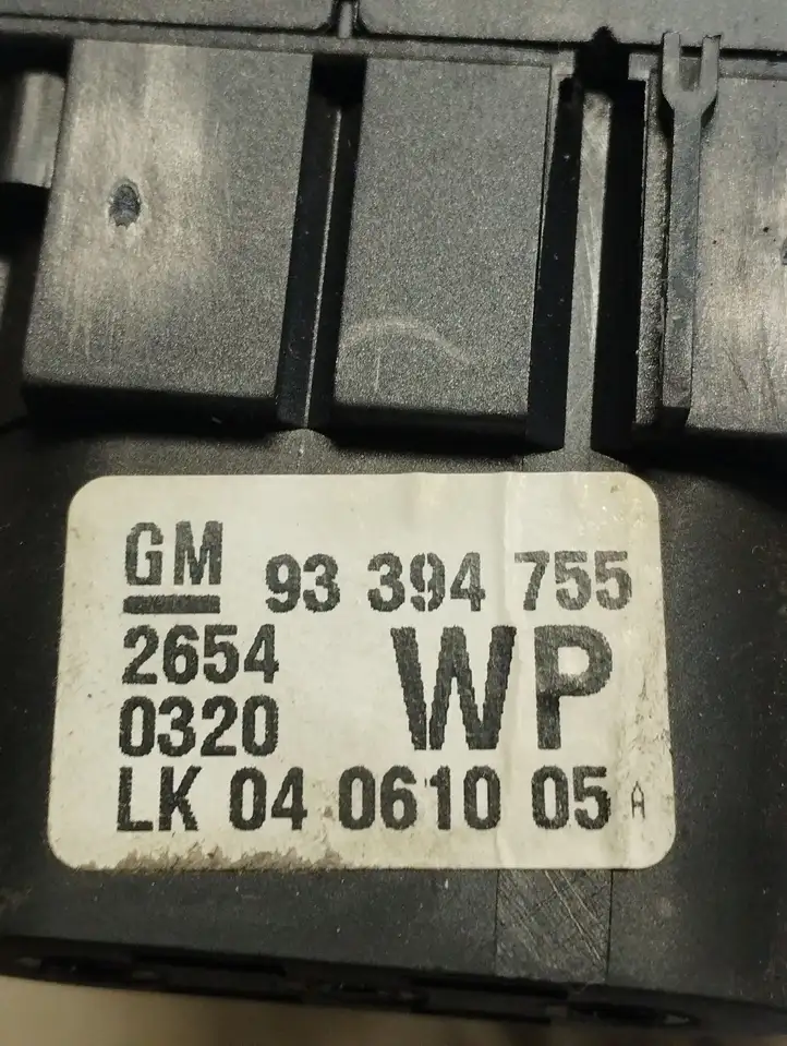 Opel Meriva A (2002 - 2006) 93394755 Включатель фонарей — фото 5