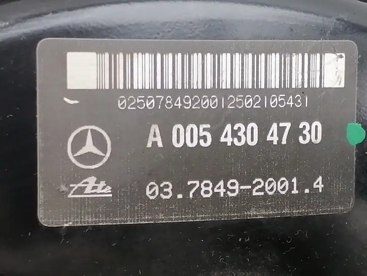 Mercedes-Benz C W203 (2000 - 2007) A0054304730 Вакуумный усилитель тормозов — фото 5