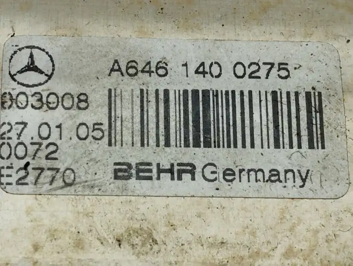Mercedes-Benz C W203 (2000 - 2007) A6461400275 Охладитель клапана EGR — фото 14