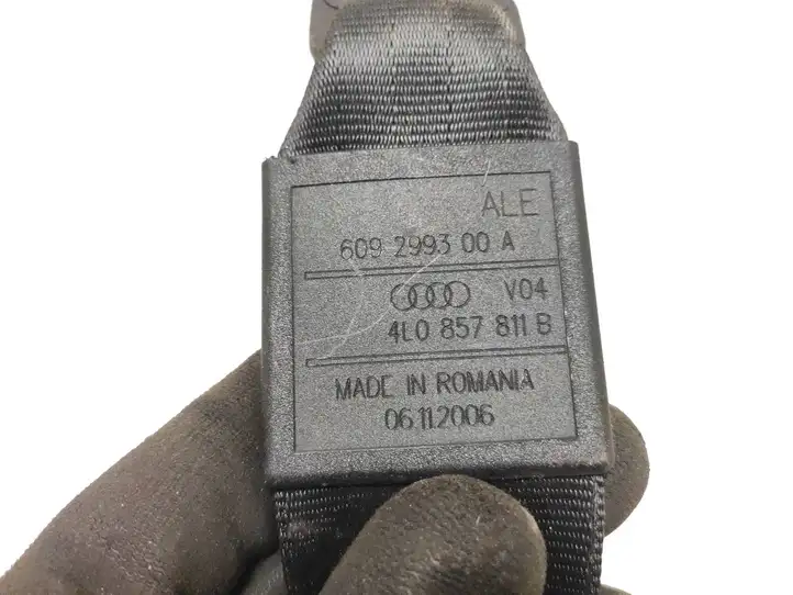 Audi Q7 4L (2005 - 2009) 4L0857811B Ремень безопасности 3-го ряда — фото 1