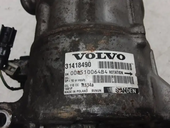 Volvo S60 (2013 - 2018) 31418490 Компрессор (насос) кондиционера воздуха — фото 4
