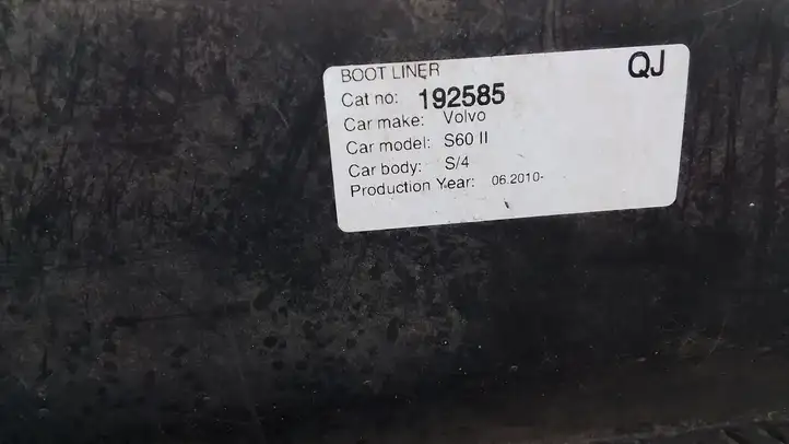 Volvo S60 (2010 - 2013) 192585 Резиновый коврик багажника — фото 3