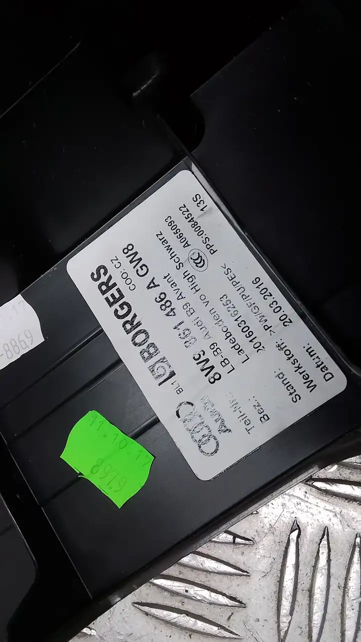 Audi A4 S4 B9 (2015 - 2019) 8W9861486A Ящик для хранения в багажнике — фото 5