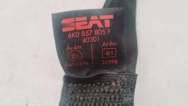 Seat Ibiza II (6k) (1999 - 2002) 6K0857805F Задний ремень безопасности — фото 2