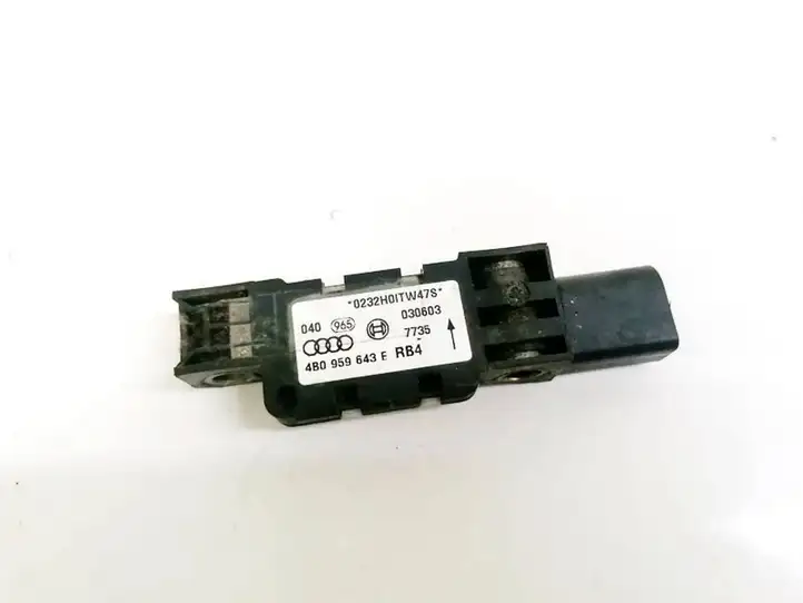 Volkswagen Touareg I (2002 - 2010) 4B0959643E Датчик удара SRS — фото 1