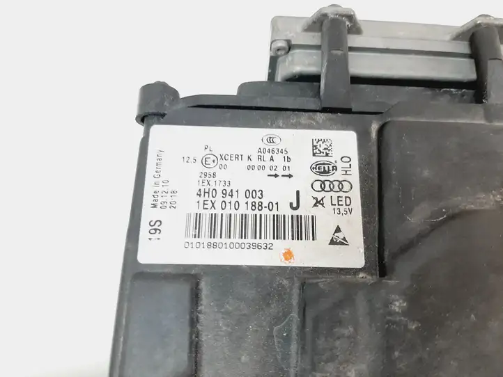 Audi A8 S8 D4 4H (2010 - 2014) 4H0941003 Передняя фара — фото 4