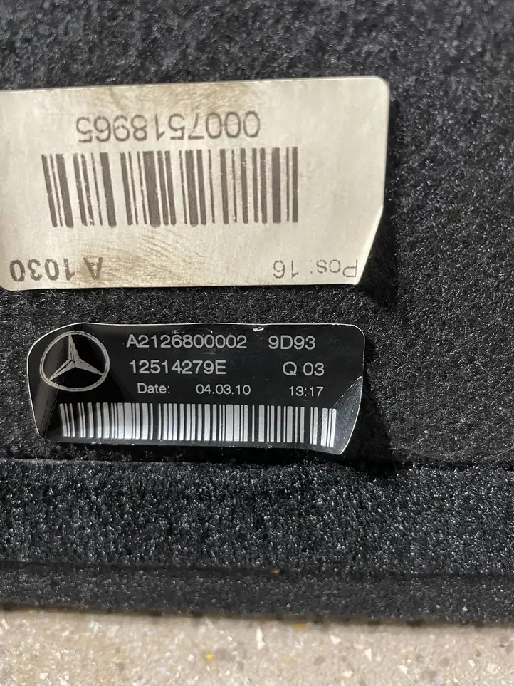 Mercedes-Benz E W212 (2009 - 2016) A2126800002 Пол багажника — фото 6