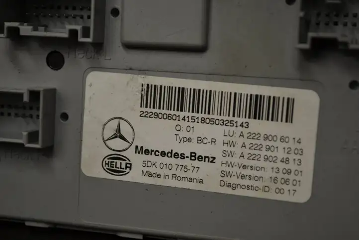 Mercedes-Benz GLE W166/C292 (2015 - 2019) a2229006014 Прочие блоки управления — фото 2
