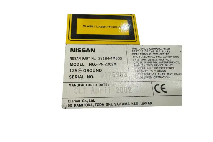 Nissan X-Trail T30 (2001 - 2007) 281844M500 CD/DVD чейнджер — фото 7