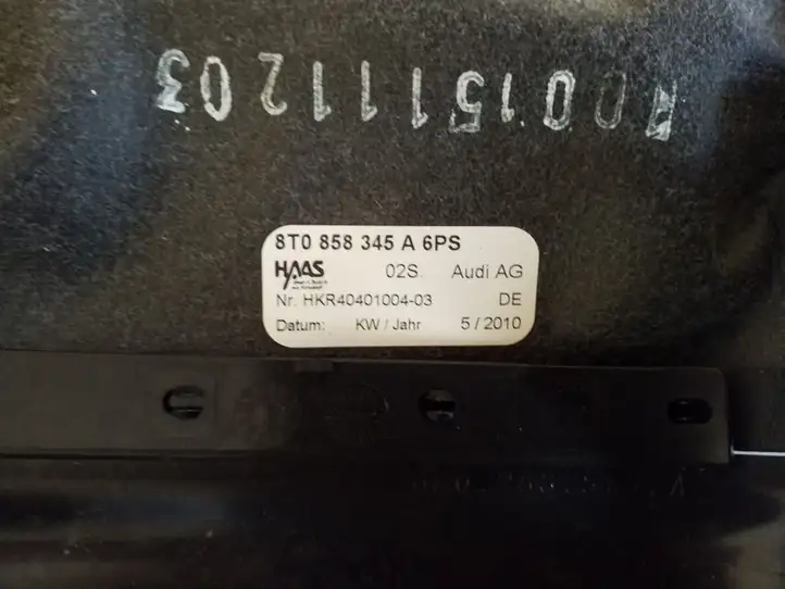 Audi A5 8T 8F (2007 - 2011) 8T0858345A Обшивка рулевой колонки — фото 3