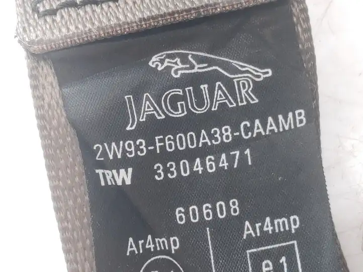 Jaguar XJ X350 (2003 - 2009) 2W93F600A38 Центральный ремень безопасности — фото 9