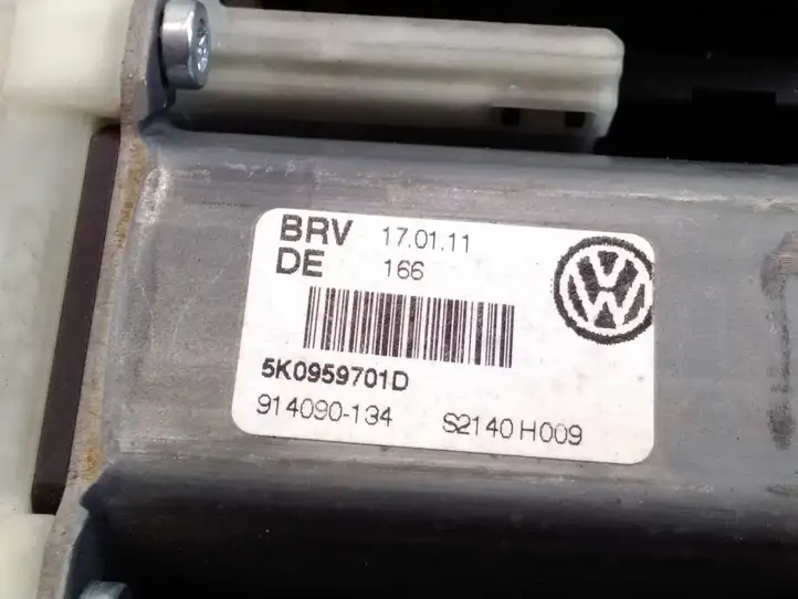 Volkswagen Golf VI (2009 - 2013) 5K2837730T Электростеклоподъемник передний (комплект) — фото 3