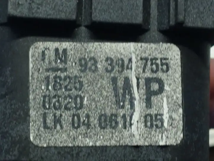 Opel Meriva A (2002 - 2006) 93394755 Включатель фонарей — фото 7