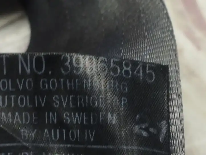 Volvo S60 (2000 - 2004) 39965845 Задний ремень безопасности — фото 2
