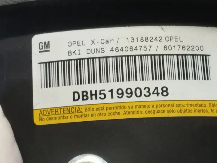 Opel Meriva A (2002 - 2006) 13188242 Подушка безопасности руля — фото 3
