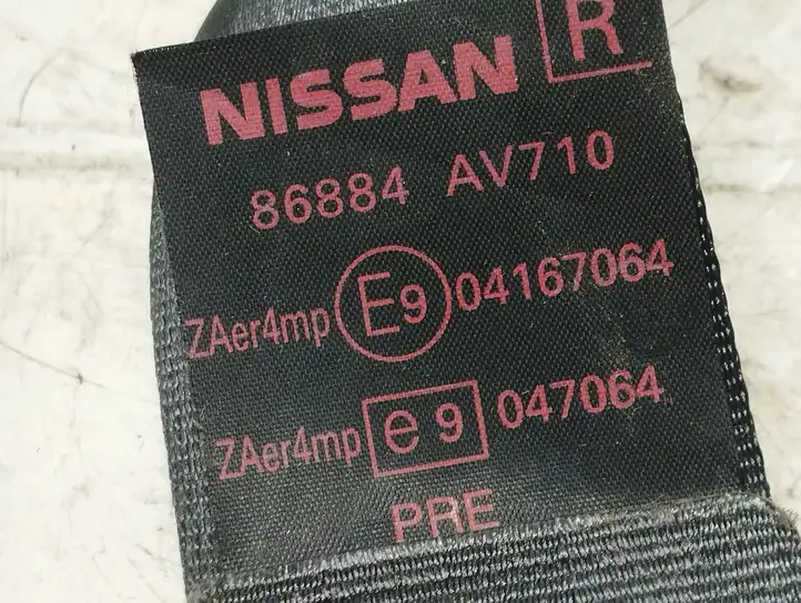 Nissan Primera (2001 - 2008) 04167064 Передний ремень безопасности — фото 2