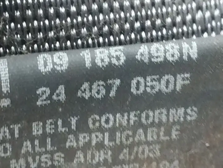 Opel Vectra C (2002 - 2005) 09185498N Задний ремень безопасности — фото 5