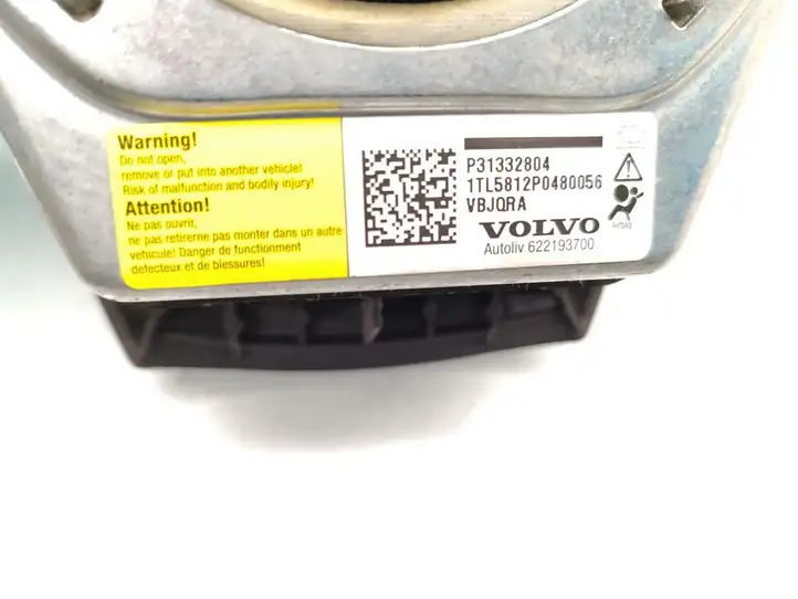 Volvo V50 (2008 - 2012) 622193700 Подушка безопасности руля — фото 5
