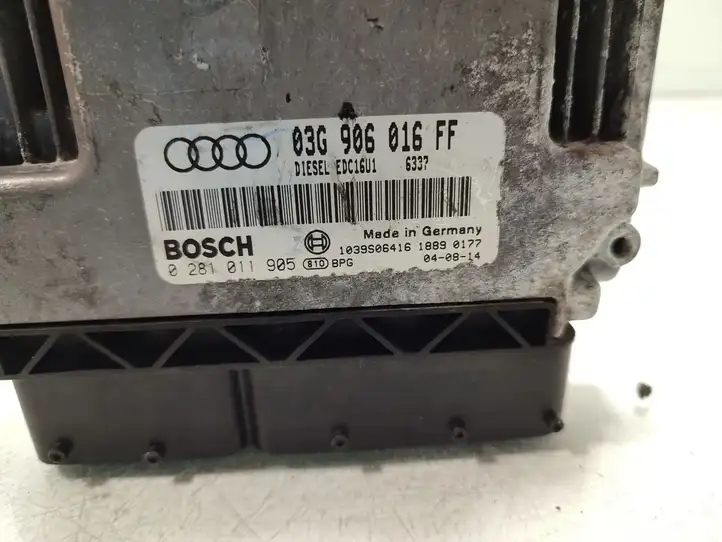 Audi A3/S3 8P (2003 - 2005) 03G906016FF Блок управления двигателем (ЭБУ) — фото 4
