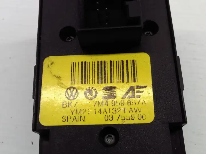 Volkswagen Sharan (2003 - 2010) 7M4959857A Кнопка стеклоподъемников — фото 4