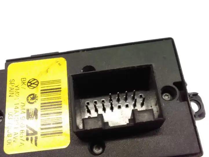 Volkswagen Sharan (2003 - 2010) 7M4959857A Кнопка стеклоподъемников — фото 5