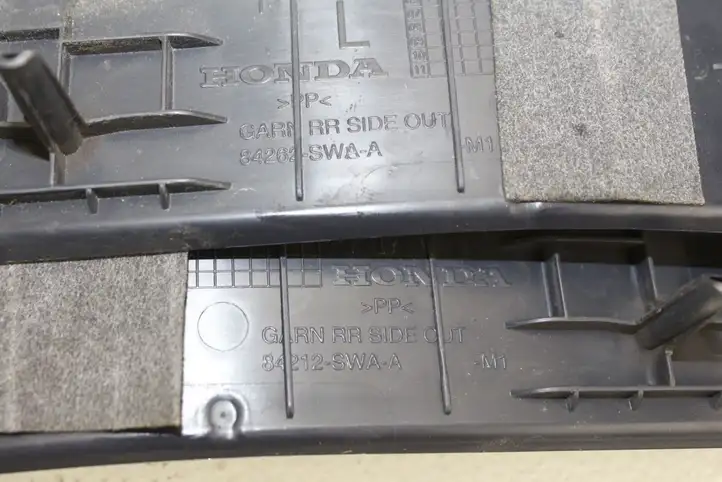 Honda CR-V (2006 - 2009) 84202-SWAA Внутренняя обшивка порога (комплект) — фото 7