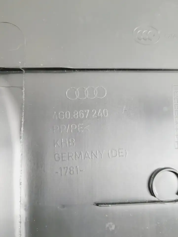 Audi A6 C7 (2014 - 2018) 4G0867240 Нижняя обшивка стойки B — фото 3