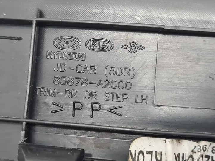 Kia Ceed (2015 - 2018) 85878A2000 Внутренняя отделка заднего порога — фото 3