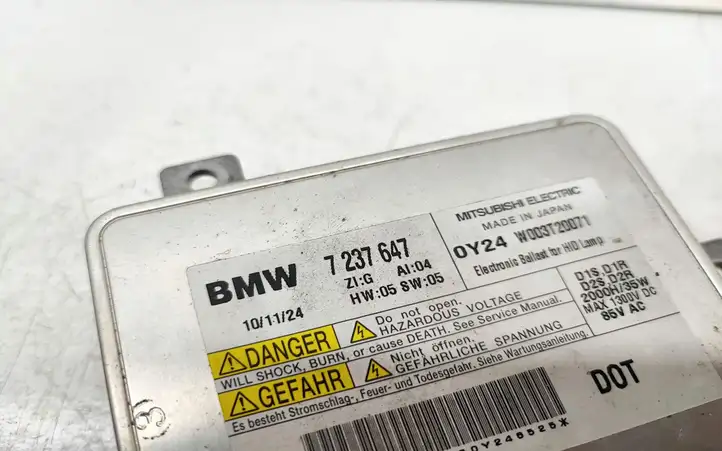 BMW 5 F10 F11 (2009 - 2016) 7237647 Блок розжига ксенона — фото 2