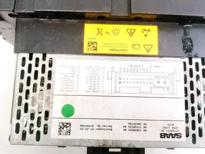 Saab 9-3 Ver2 (2003 - 2007) 12806025BA Дисплей / маленький экран — фото 3
