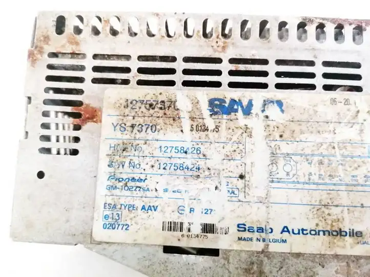 Saab 9-3 Ver2 (2003 - 2007) 12758426 Усилитель звука — фото 3